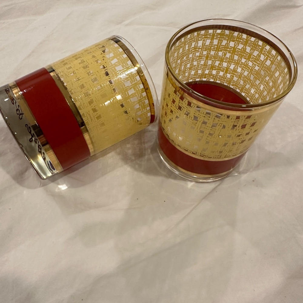 Georges Briard Double Old Fashioned Glasses Set Of 2 - Picture 5 of 5